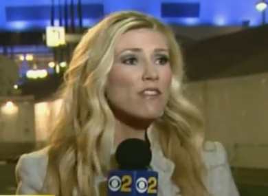 Serene Branson during her migraine attack