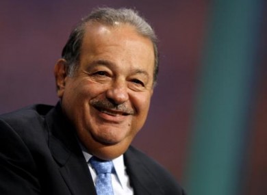Carlos Slim Helu - the richest man on the plant.