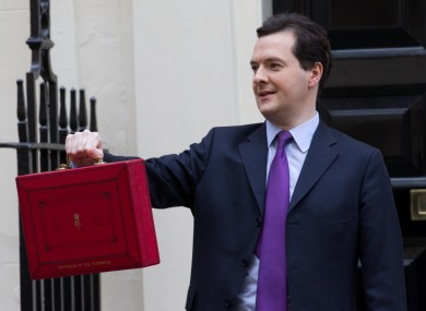 0: the number of red iPads wielded by George Osborne today. (Sorry, Guido.)