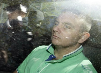 Gavin Coyle leaving court earlier today