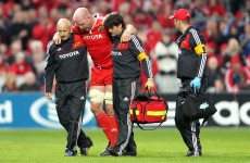 O’Connell set to miss most of Munster’s run-in
