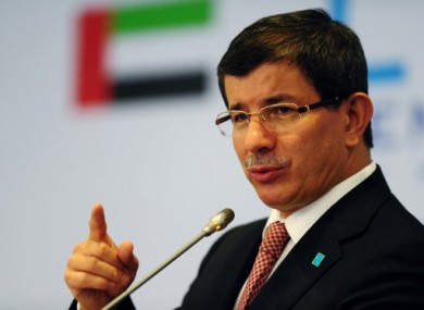 Turkish Foreign Minister Ahmet Davutoglu