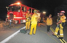 Man survives car plunge off cliff and lives on leaves til rescue