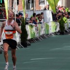 An anonymous (not literally, of course) runner pushes himself to the edge.