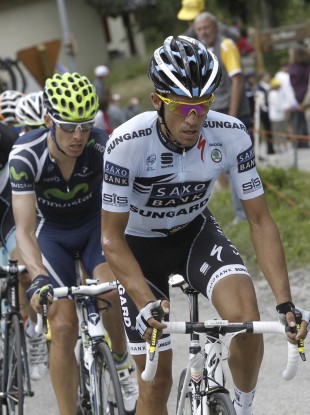 Contador competed in this year's Tour de France.
