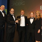 The winner of the Financial Services category at the Eircom Spider Awards 2011 is Bonkers.ie 

Photographed at the Convention Centre Dublin L/R Dara Ó Briain, David Kerr, Simon Moynihan, David O'Brien and Melissa Henry from CMC Markets