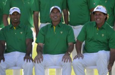 In the swing: Tiger puts himself back in a winning position