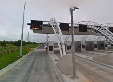 A tollbooth on the M3 in Co Meath