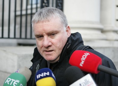 Siptu's Gerry McCormack pictured in 2008