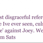 Ciaran Lyng was not best pleased with referee Derek Fahy's performance in the Wexford-Limerick game.