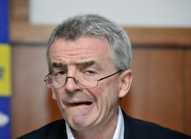 Ryanair chief Michael O'Leary won't be happy (File photo)