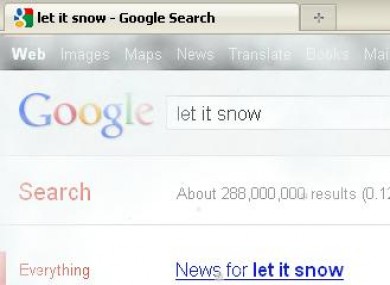 Google's new 'Easter egg' in action