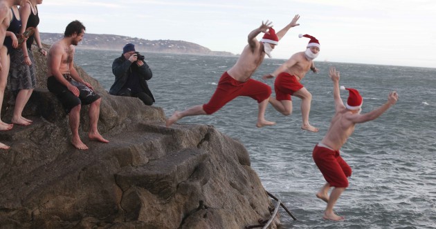 In pictures: Taking the plunge at Sandycove’s Christmas swim