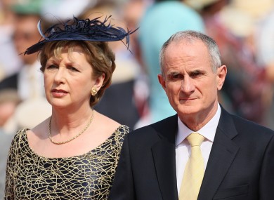 File photo of Mary and Martin McAleese