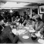 In the wardroom of the Terra Nova, by HG Ponting September 1911. (Topham Picturepoint/PA Archive)