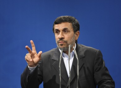 Iranian President Mahmoud Ahmadinejad