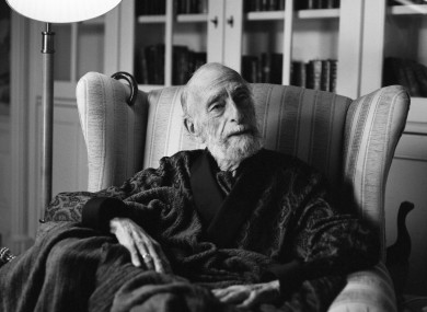 David Kelly, 1929-2012, pictured during the filming of 'The Good Doctor'.