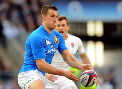 Alberto Sgarbi has been recalled at inside centre for Italy's trip to Dublin.