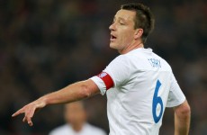 Terry could abandon England set-up
