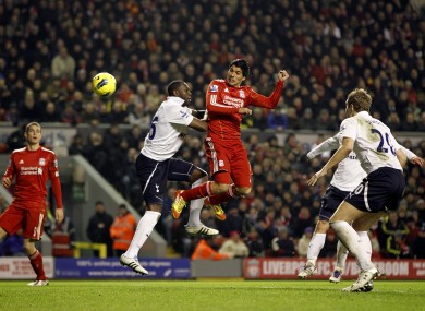 Luis Suarez: the Uruguayan could have stolen a winner for Liverpool late on.