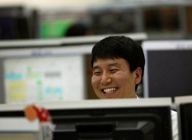 Happy trader is... happy (File photo)