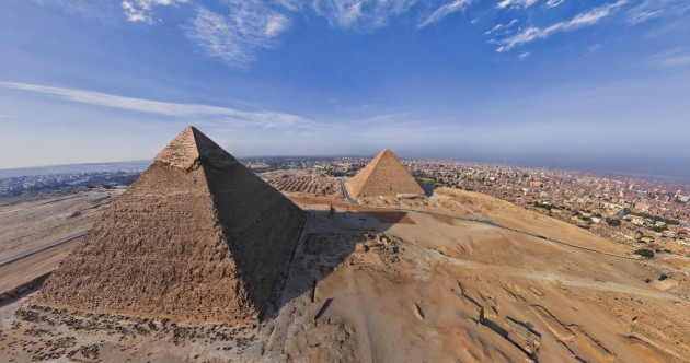 In pictures: An aerial tour of Cairo’s pyramids