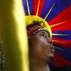 New Delhi, India. (AP Photo/Tsering Topgyal)