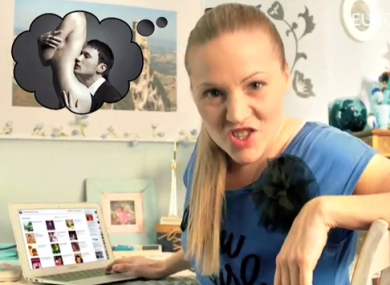 Valentina Monetta's Eurovision song had been kicked out because of its regular referral to 'Facebook'.
