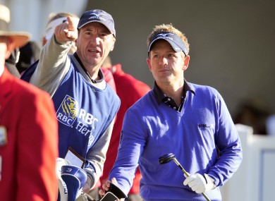 Luke Donald endured a tough opening round at the RBC Heritage