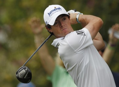 Rory McIlroy: back at Augusta