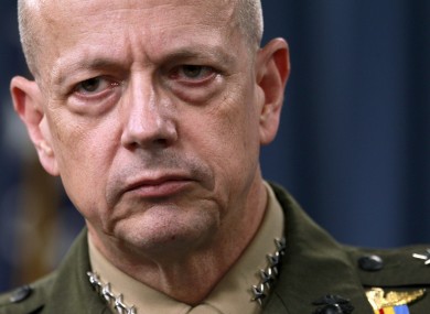 Marine Gen. John Allen, the top US commander in Afghanistan