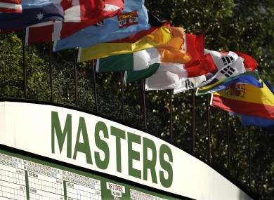 The Masters gets underway this Thursday.
