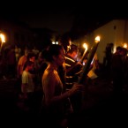 Hundreds of faithful participate in a Good Friday procession in Paraty, Rio de Janeiro, Brazil (AP Photo/Victor R. Caivano)