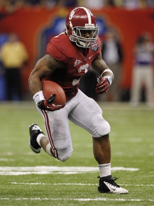 Alabama's Trent Richardson will be the only running back to go in the first round of this year's NFL Draft.