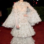 Florence Welch of Florence and The Machine is totally herself in a Alexander McQueen costume. 