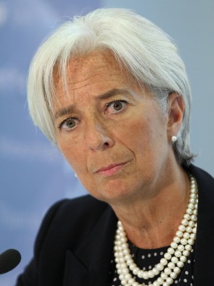 International Monetary Fund managing director Christine Lagarde