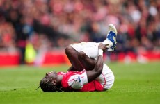 Bacary Sagna to miss Euro 2012 after breaking his leg against Norwich