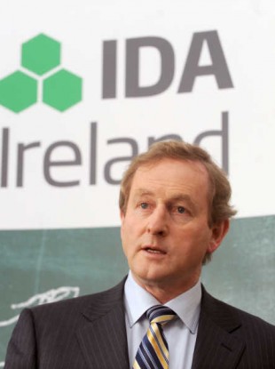 File photo of Enda Kenny at a previous IDA jobs announcement