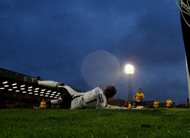Derry City's Patrick McEleney scores from the spot in Friday night's 2-1 win against Bohemian.