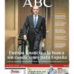 The conservative ABC (the country's 3rd most read paper) noted that the bailout came without conditions. 
