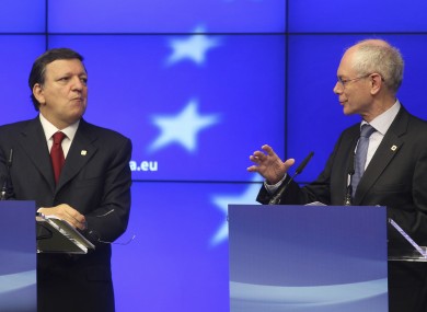 Jose Manuel Barroso and Herman van Rompuy are composing a document which outlines the need for budget co-ordination, as well as other measures to safeguard the euro.