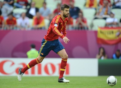 Pique has looked less than assured in defence at times this season.