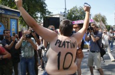 Protest at pen of Kiev’s prognosticating porker