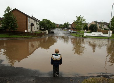 The bad floods which hit earlier during the week