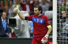 Euro 2012: Buffon not ready to alter prediction