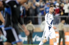 VIDEO: Beckham lets frustration boil over in the ‘California Clasico’