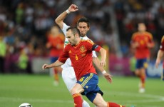 Iniesta named as Player of the Tournament at Euro 2012