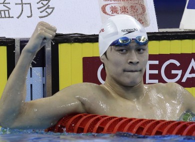 1500 swimmer Sun Yang is one of China's major hopes for gold.