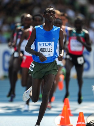 bdishakur Nageye Abdulle competing in the 5,000m in Daegu last year.