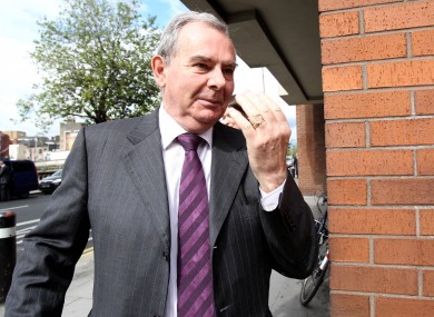 Seán Quinn outside the High Court earlier this month.
